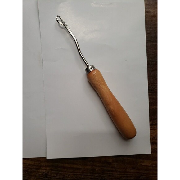 Vintage Latch Hook Rug Kit Dog Puppy Lying Down Brown 40x40cm Incomplete - Picture 6 of 13